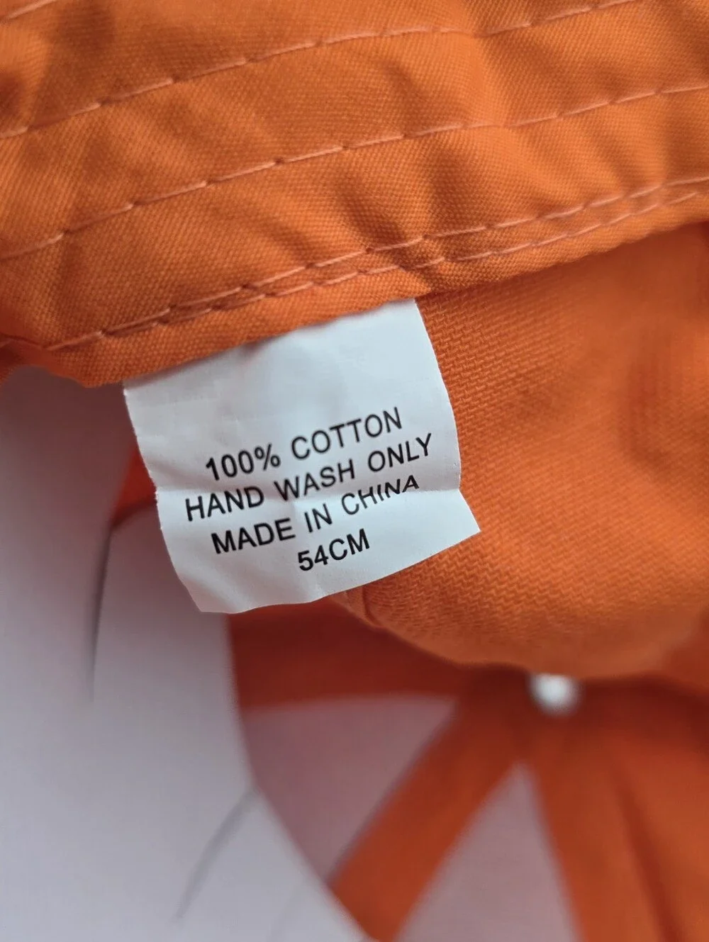 Kids Microsoft Coder Orange Adjustable Cotton Hat 54cm